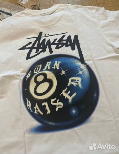 Футболка Stussy 8ball Born x Raised SS23 Tee