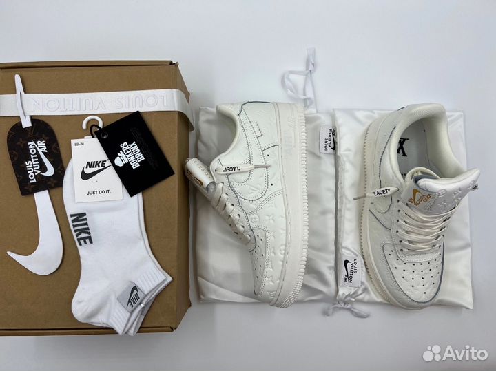 Кроссовки Nike Air Force 1 x Louis Vuitton LD0212