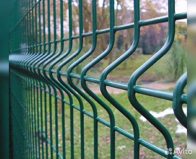 Забор из 3д сетки