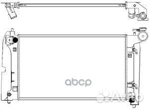 Радиатор системы охлаждения 34611023 Sakura