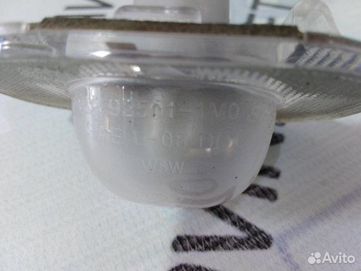 Фонарь подсветки номера Hyundai Solaris 1