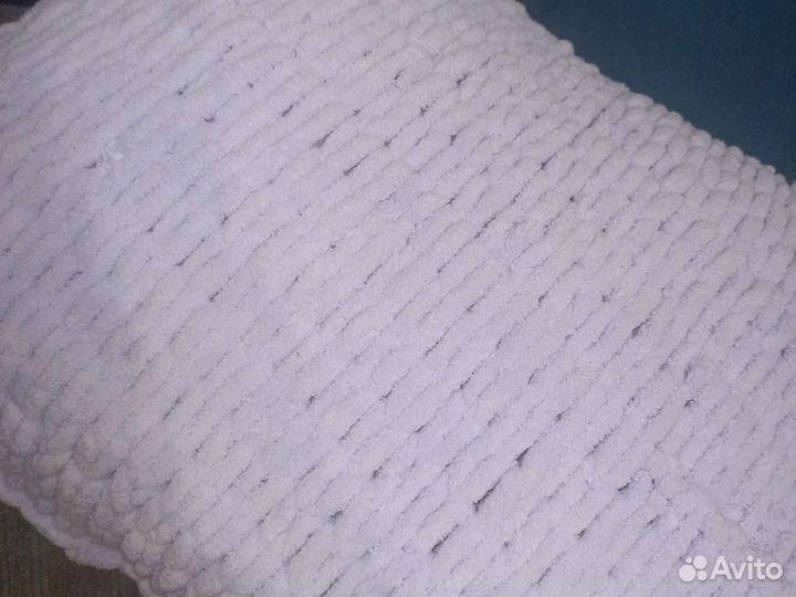 Наволочка на подушку вязаная ручная работа
