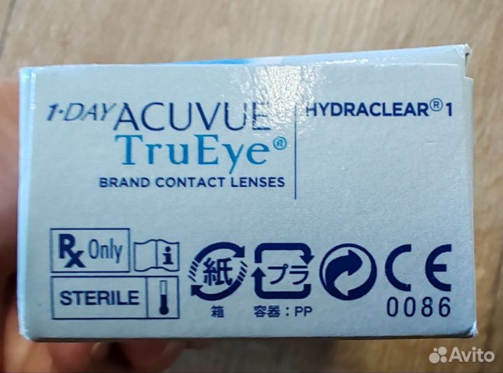 Линзы 1day acuvue trueye 3.00 (срок до 01.10.2024)