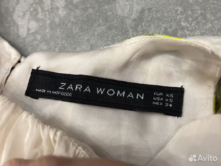 Платье zara шелк