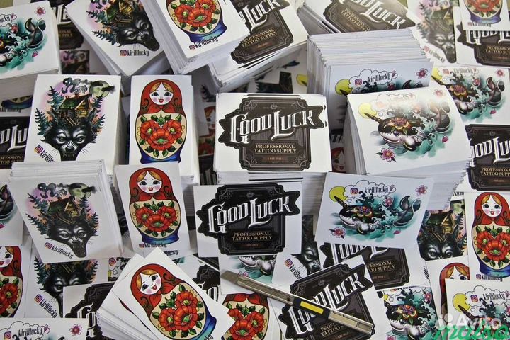 Печать наклеек, стикеров и этикеток