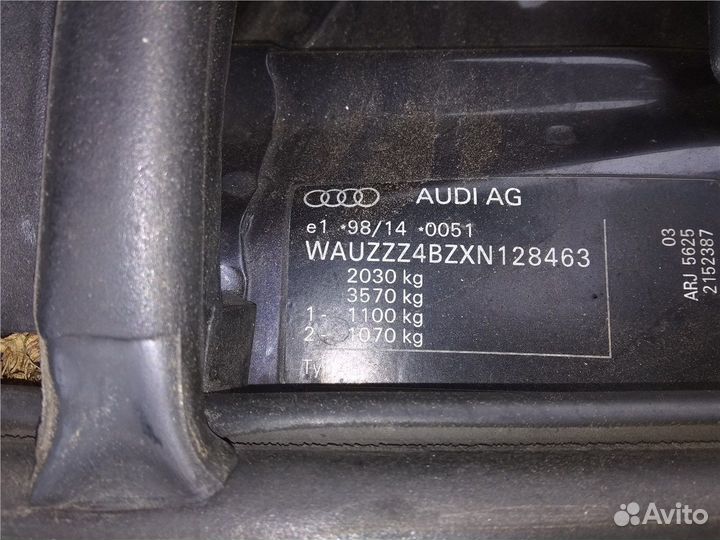 Разбор на запчасти Audi A6 (C5) 1997-2004