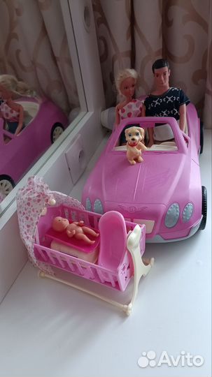 Кукла Барби и Кен с машиной