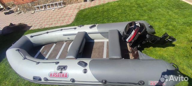 Комплект (лодка пвх Касатка 385+мотор Mercury 15)