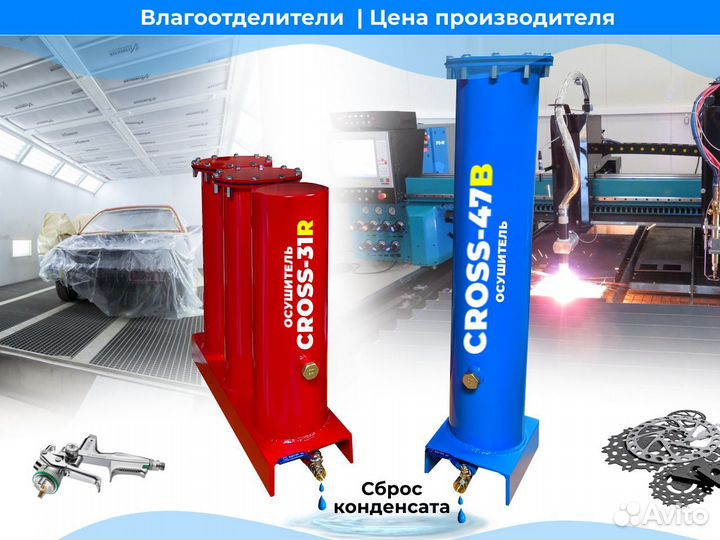 Влагоотделители для компрессоров