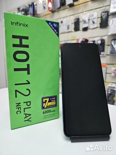 Infinix Hot 12 Play, 4/64 ГБ