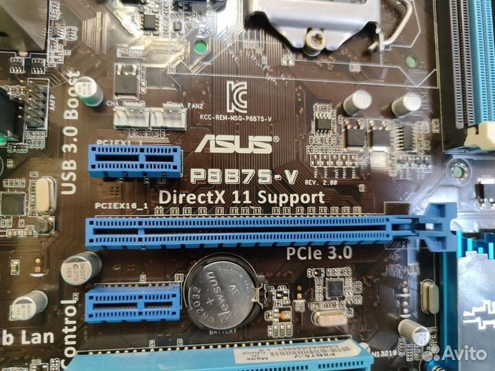 Материнская плата asus P8B75-V LGA1155