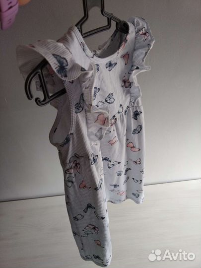 Платье для девочки hm 92 98