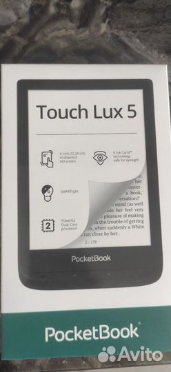 Эл. книга Pocketbook touch lux 5 (pb 628), pb 614