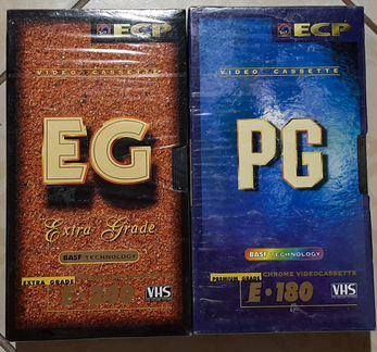 Новые VHS видеокассеты