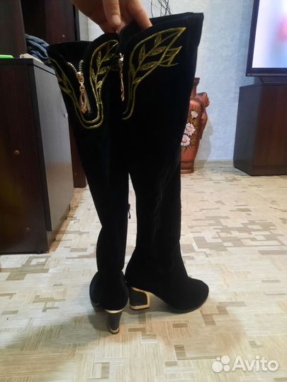 Сапоги ботфорты