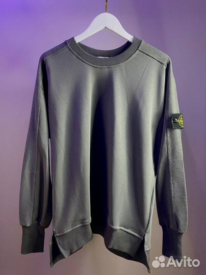 Свитшот Stone island графит