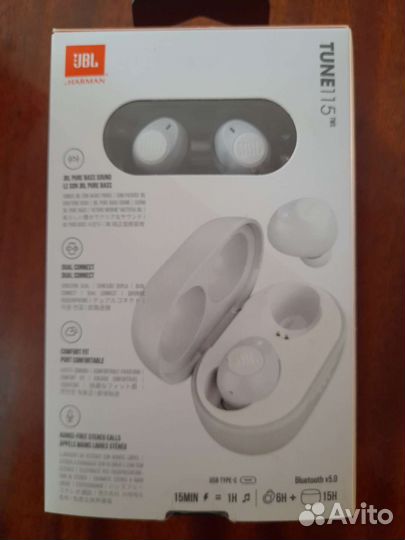 Наушники беспроводные jbl tune 115 tws