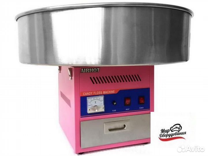 Аппарат для сахарной ваты airhot CF-2 розовый
