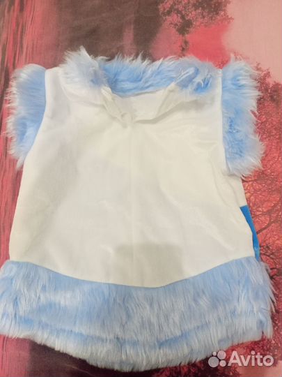 Новогодний костюм снеговика 110