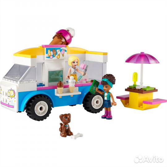 Lego friends новое фургон с мороженым