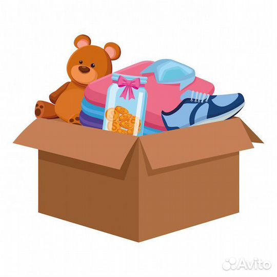 Коробка с вещами