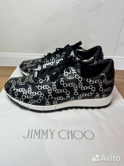 Кроссовки Jimmy Choo Black and Silver