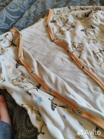 Детский комбез-пижама. 98 размер