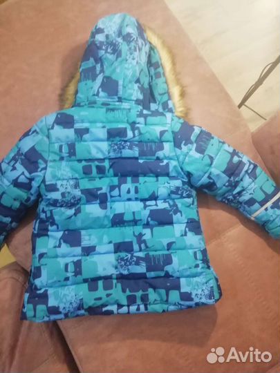 Зимний пуховик детский