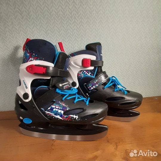 Коньки раздвижные р 34-37