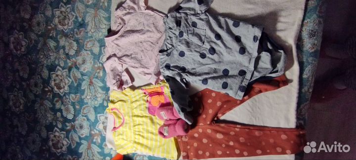 Вещи на девочку с 86 до 98 пакетом