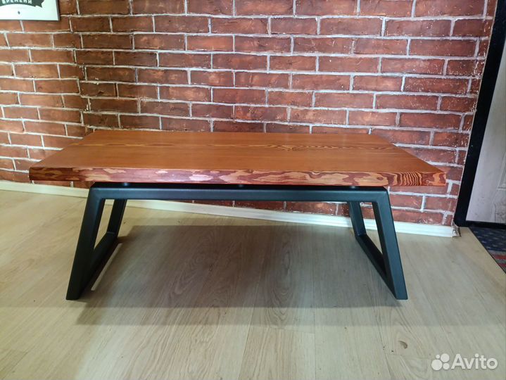 Стол из слэба, журнальный, стол из дерева