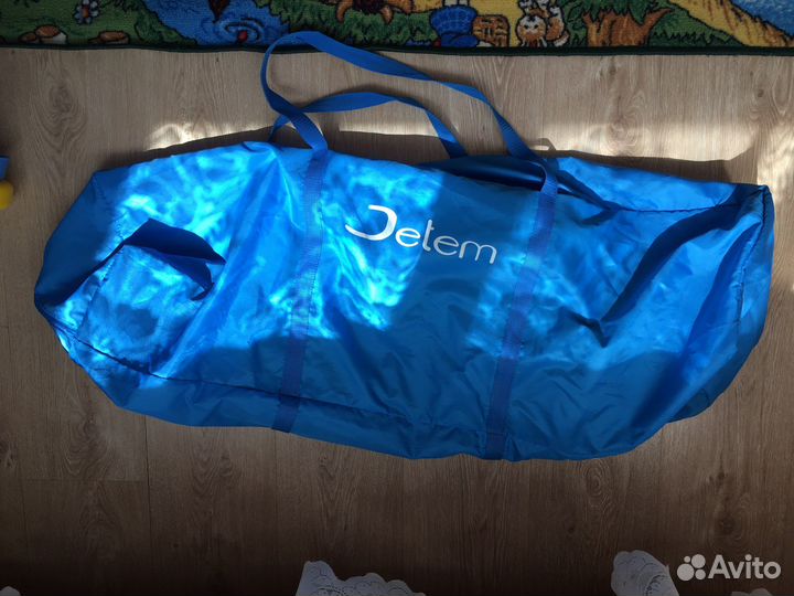 Манеж кровать домик складной