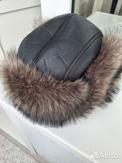 Шапка меховая зимняя мужская 60 размер