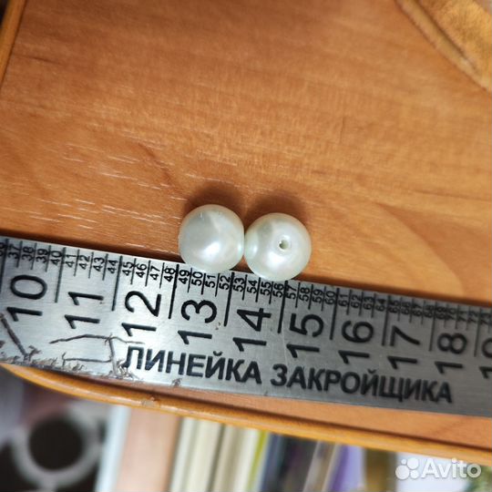 Жемчуг стекло 10мм 50шт