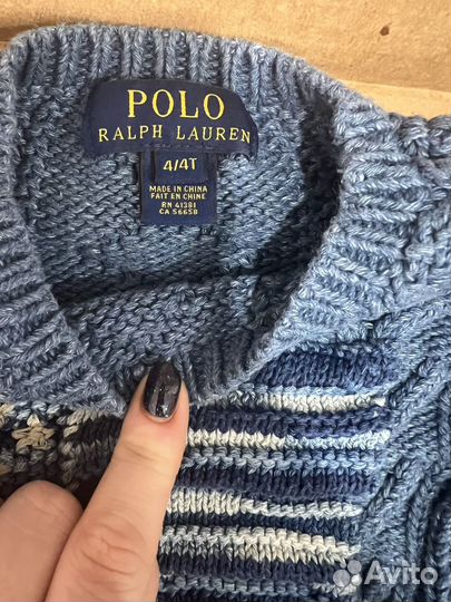 Polo ralph lauren свитер для мальчика