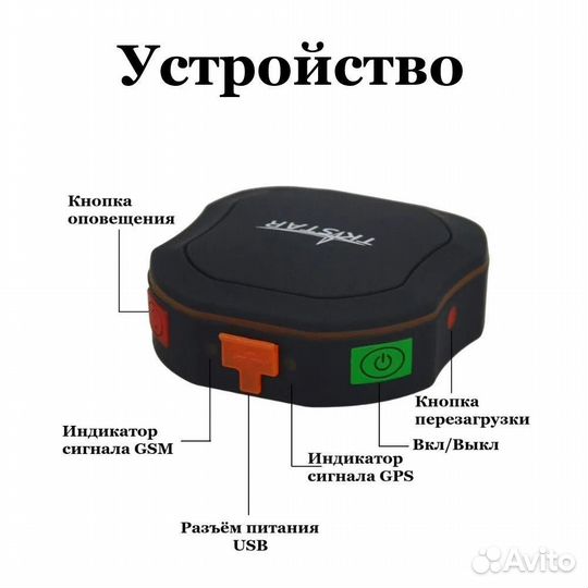 Универсальный GPS-трекер / 60 дней работы
