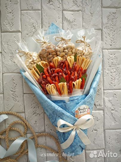 Мужские букеты, съедобные подарки