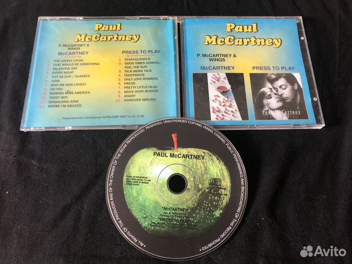 CD Paul McCartney & Wings / 2 альбома