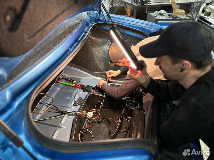 Установка заслонки выхлопа exeed VX