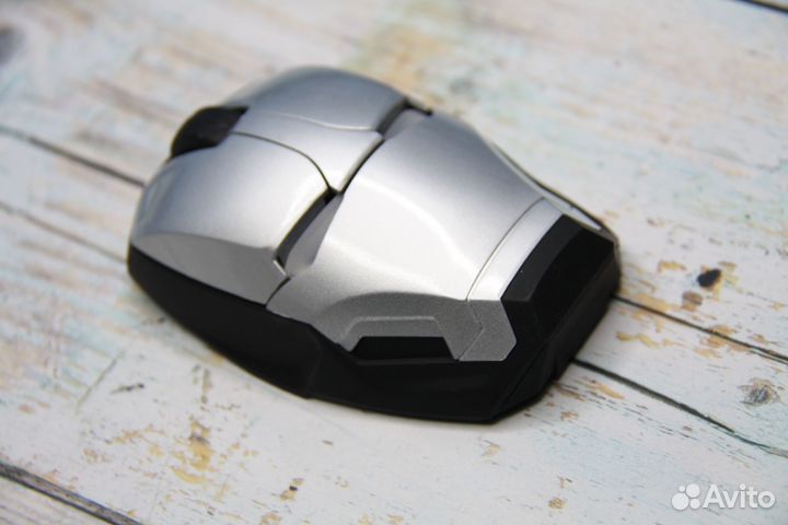 Мышь беспроводная железный человек 2.4 ггц (серебр