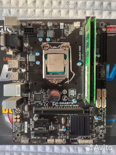 Системный блок i3 4170 + b85m-d2v