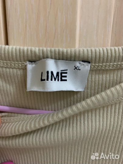 Лонгслив lime