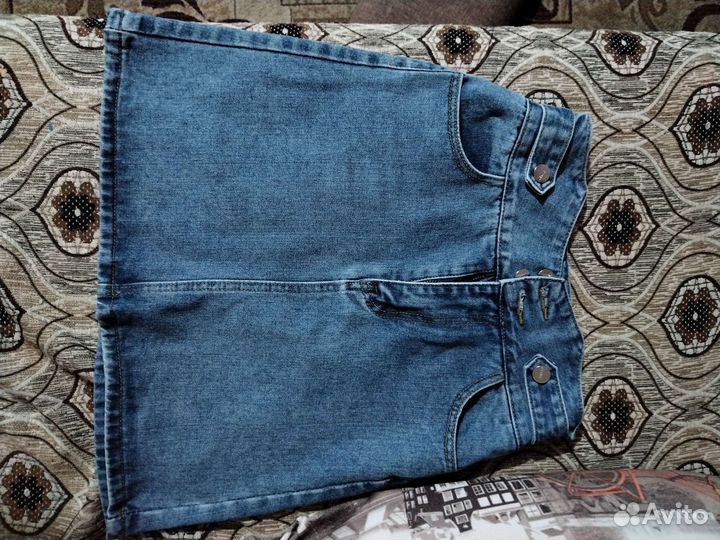 Джинсовая юбка женская