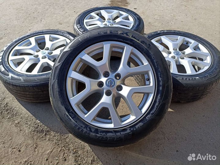 Оригиналы Nissan X-treil R18 на лете 225/60/18