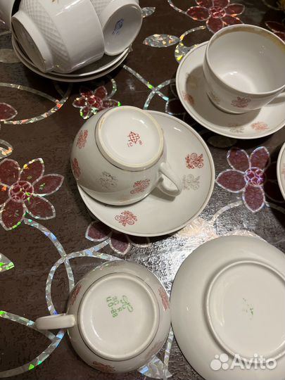 Чашки чайные лфз СССР, чайные пары