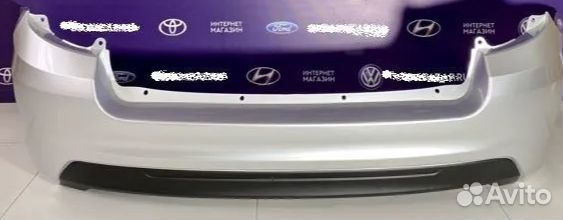 Бампер Задний LADA Granta 2 (2018) платина