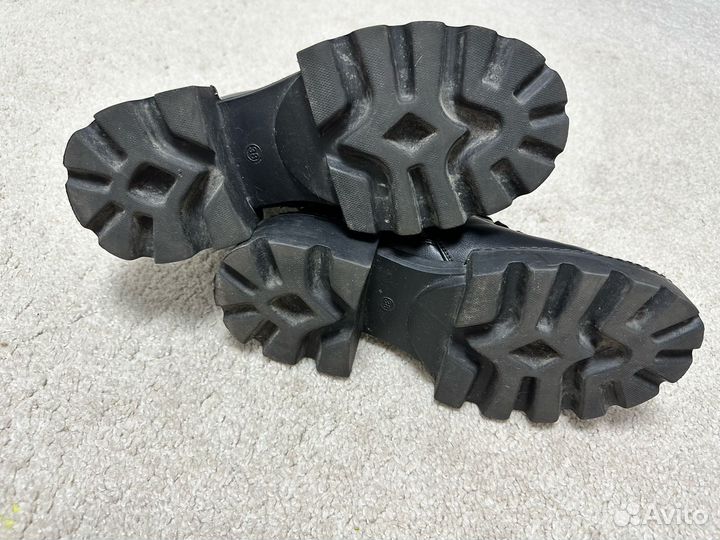 Берцы на платформе зимние