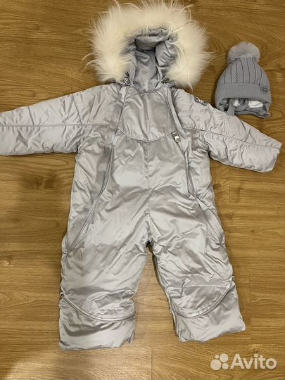 Зимний комбинезон для малыша 56