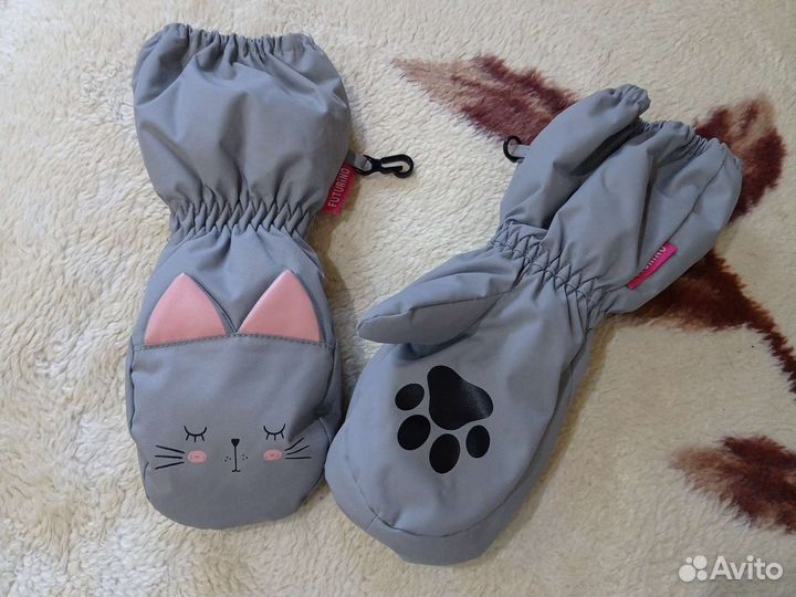 Варежки детские непромокаемые