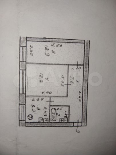 2-к. квартира, 40,8 м², 1/2 эт.